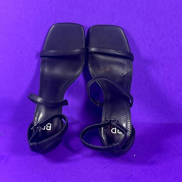 BP. Black‎ Ankle Strap Strappy Heeled Sandals Women's Shoe Size 7-NEW - Picture 5 of 8